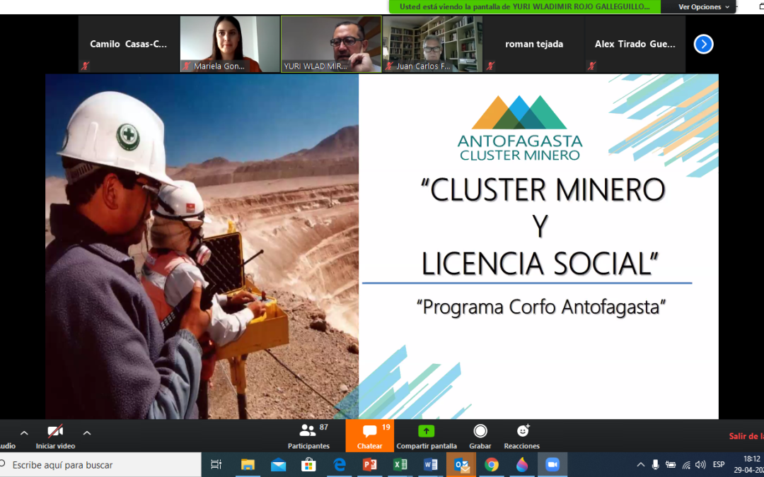 Los Clúster son claves para apoyar la licencia social de la minería