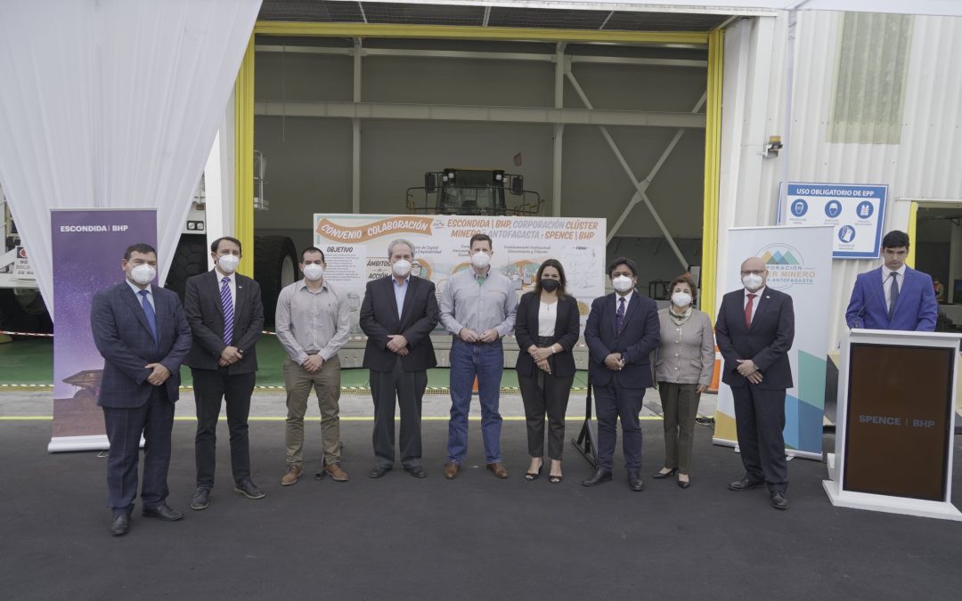 Corporación Clúster Minero, Escondida | BHP y Spence | BHP, suscriben convenio para el desarrollo de capital humano e innovación en la Región de Antofagasta