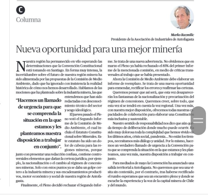Opinión: Marko Razmilic