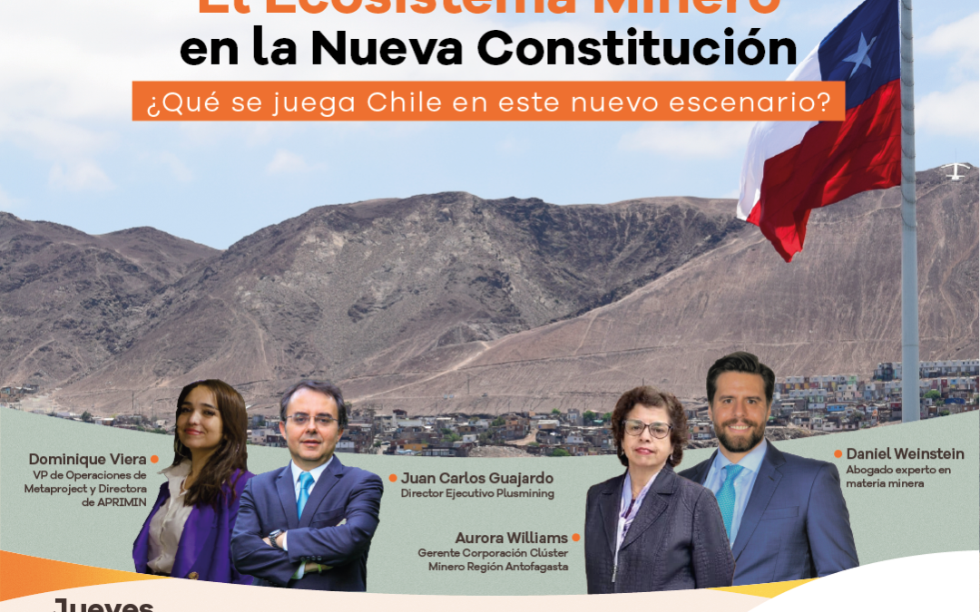 Únete al webinar de @compromisominero: El Ecosistema Minero en la nueva Constitución